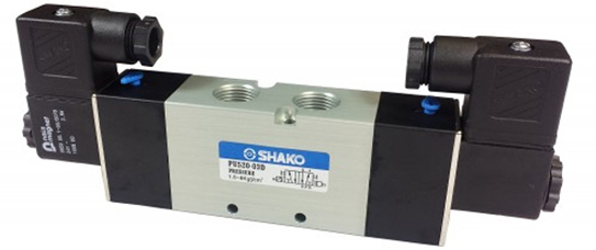 شیر برقی پنوماتیک شاکو | Shako Pneumatic Electric Valve PU